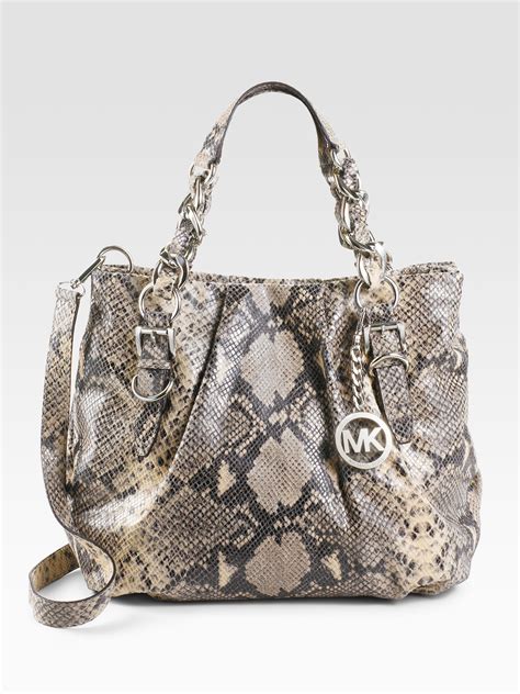 python michael kors bag|python leather handbags dubai.